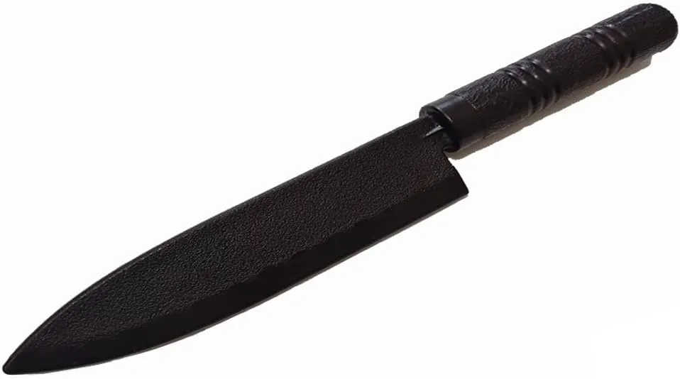Martial Arts TPR Safety Rubber Kitchen Knife V1 (Movie, Cosplay Props) Training Knife - 11.8"