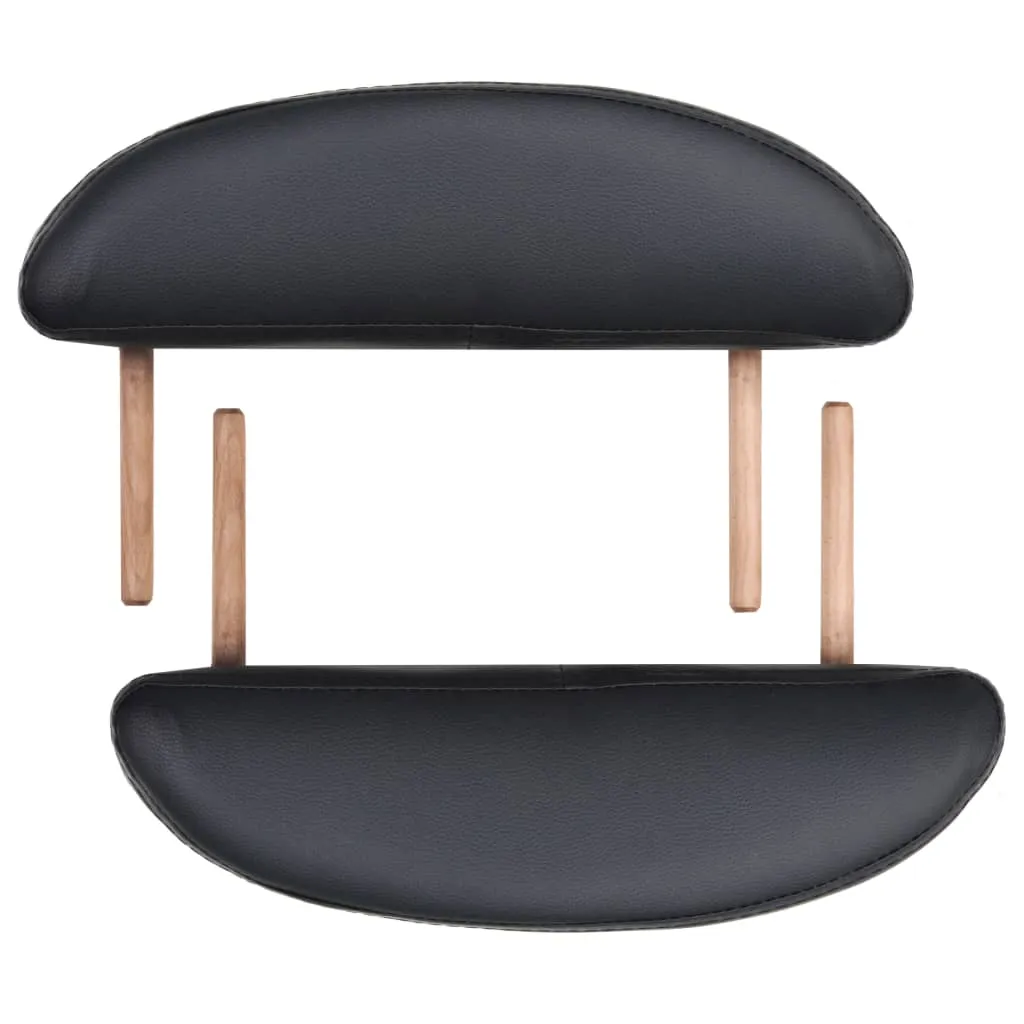 Massage Table Portable Massage Therapy Bed Thick with 2 Bolsters Oval