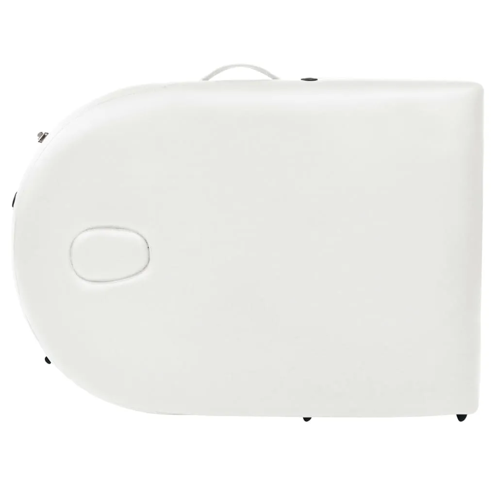 Massage Table Portable Massage Therapy Bed Thick with 2 Bolsters Oval