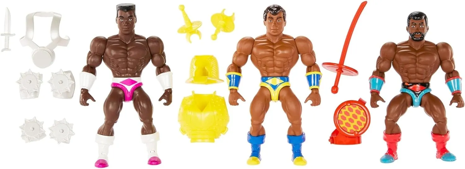 Masters Of The Universe Origins Toy 3-Pack Action Figures Rulers Of The Sun