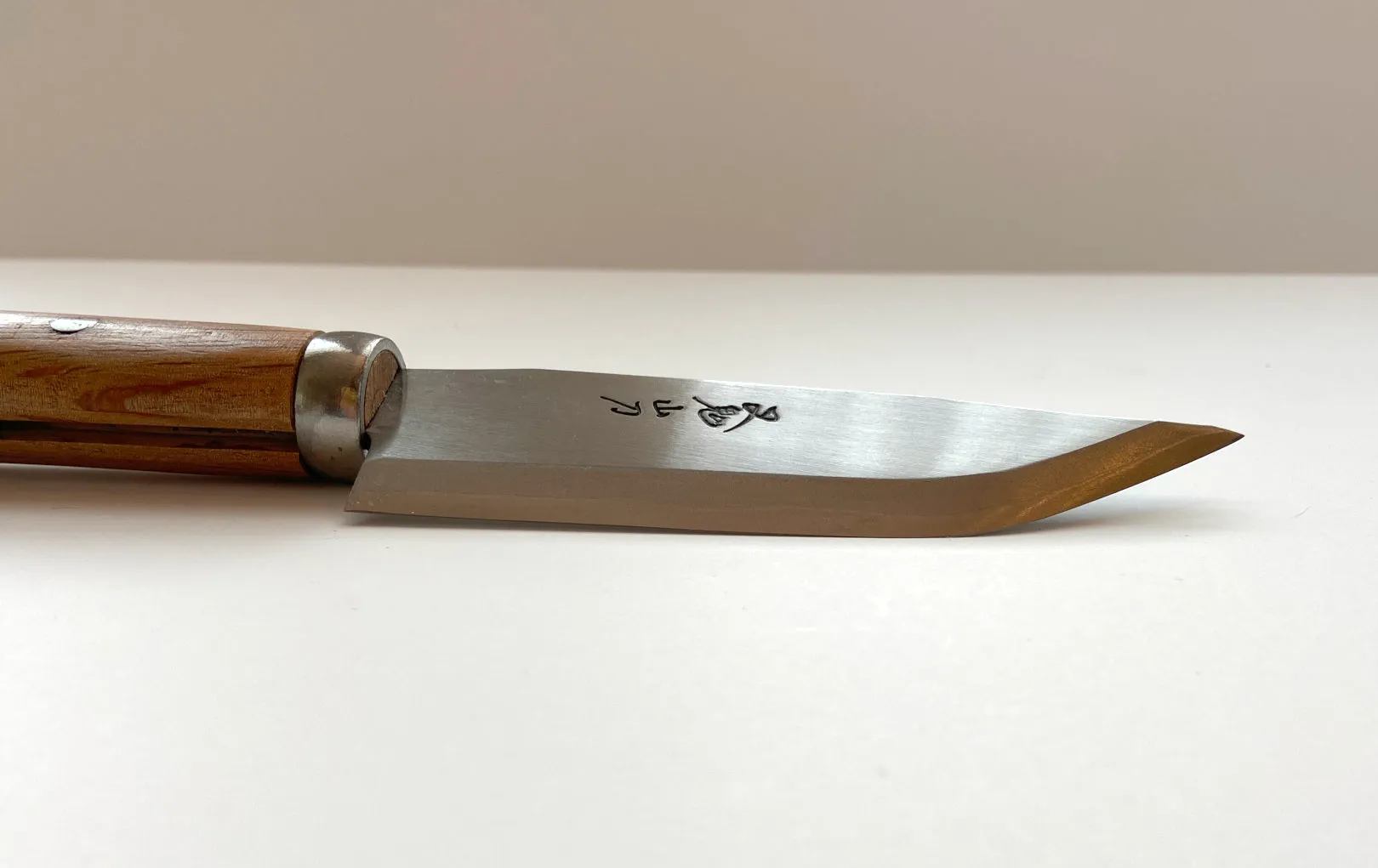 MATAGI NAGASA Knife 135mm Hand Forged Blade Knife with Oak Wood Handle