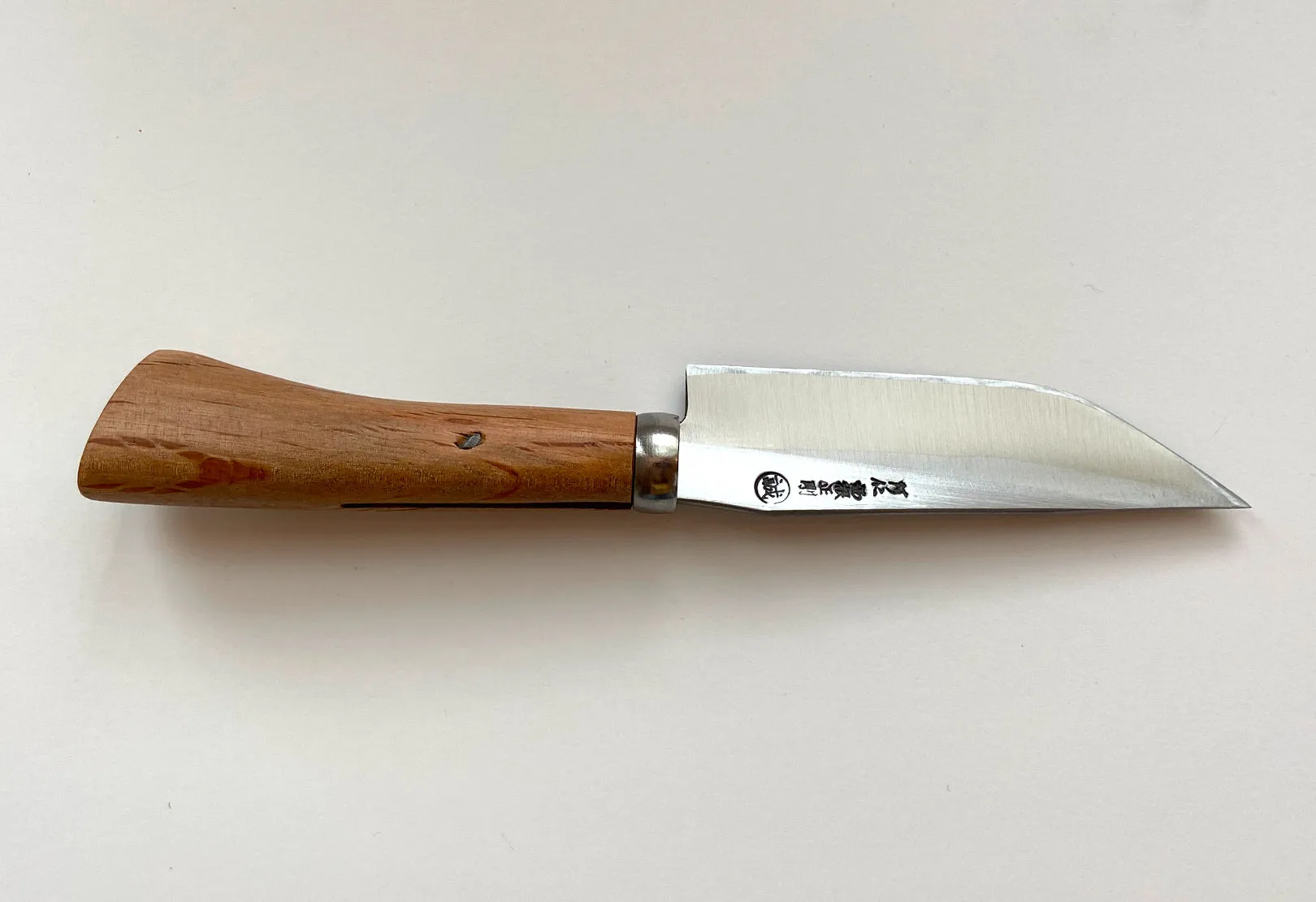 MATAGI NAGASA Knife 135mm Hand Forged Blade Knife with Oak Wood Handle