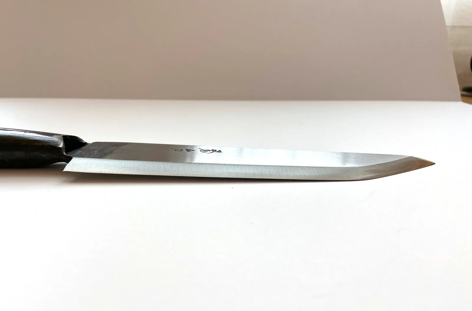 MATAGI NAGASA Knife 210mm Hand Forged Blade Steel Handle (Fukuro Nagasa)
