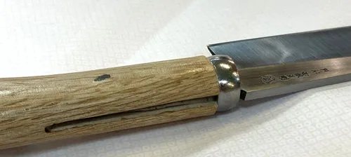 MATAGI NAGASA Knife 210mm Hand Forged Blade with Oak Wood Handle