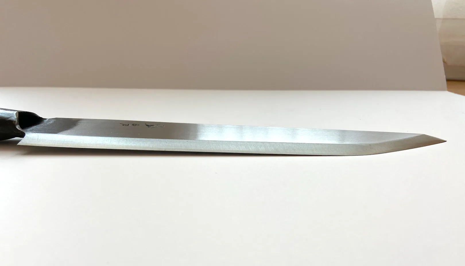 MATAGI NAGASA Knife 285mm Blade Steel Handle (Fukuro Nagasa) Forged Hunting Knife