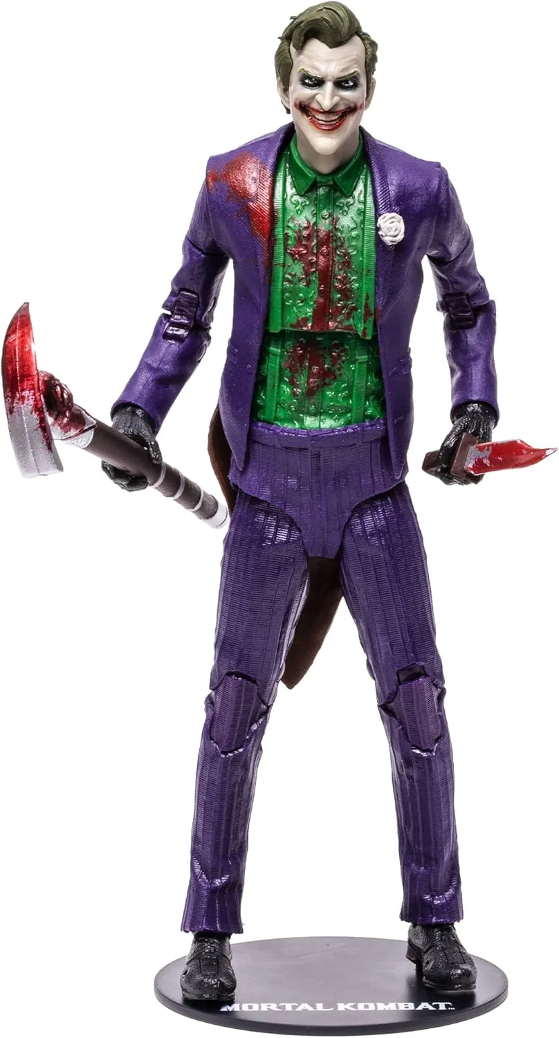 McFarlane Toys Mortal Kombat The Joker (Bloody) 7" Action Figure with Accessories