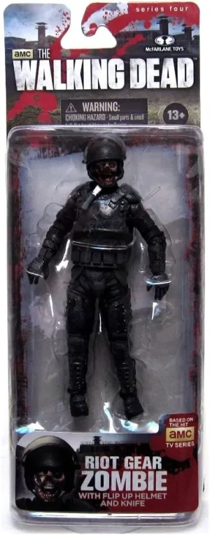 McFarlane Toys The Walking Dead TV Series 4 Riot Gear Zombie Action Figure