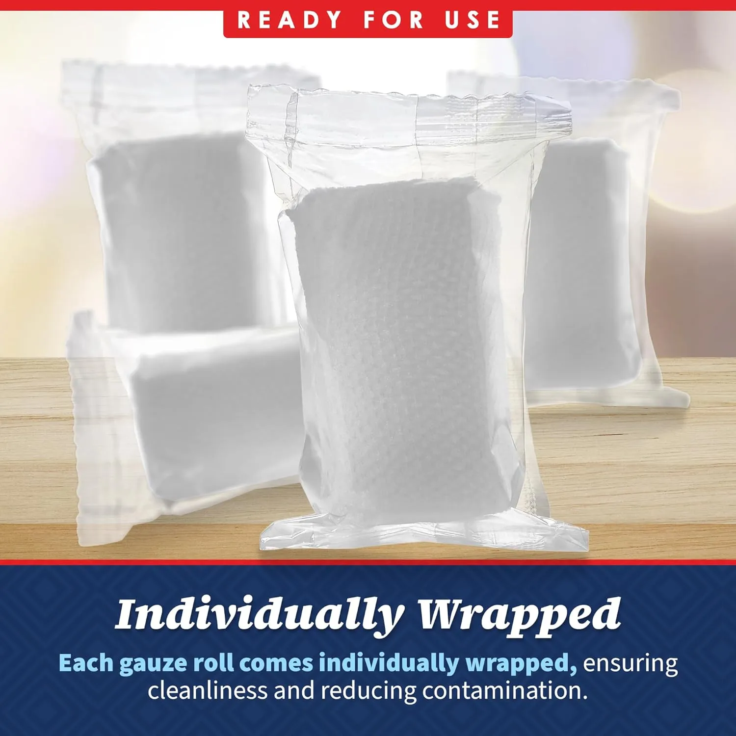 MEDca Gauze Bandage Rolls - 48 Pack, 2-Inch x 4.1 Yards, Medical Grade Gauze and Stretch Bandage for Wound Dressing and First Aid Kit
