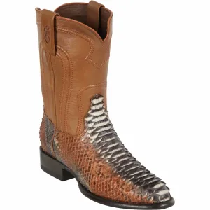 Men's Los Altos Original Python Boots Roper Toe