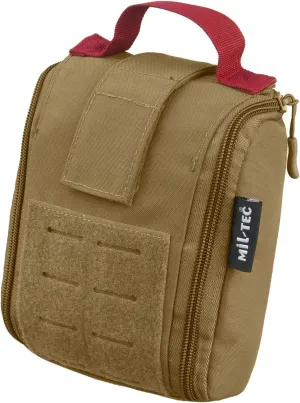Mil-Tec Individual First Aid Kit Laser Cut Pouch Dark Coyote