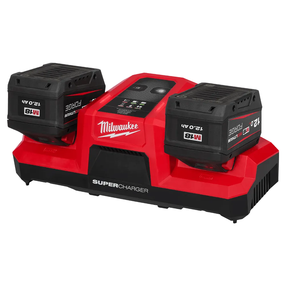 Milwaukee M18™ REDLITHIUM™ FORGE™ 12.0Ah Super Charger Starter Pack M18FSPD122B