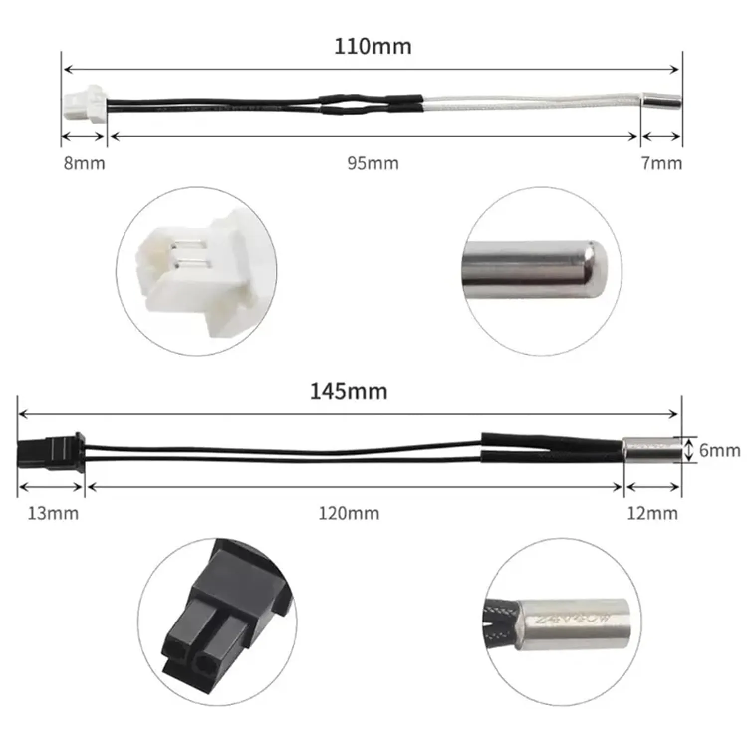 MK4 Heating Block Kit,3D Printer Xirbbo Hotend 24V 40W Heating Cartridge, Heating Block and Silicone Sleeve Accessories for Prusa i3 MK4 3D Printer Thermistors Heater Element with Silicone Socks 2pcs