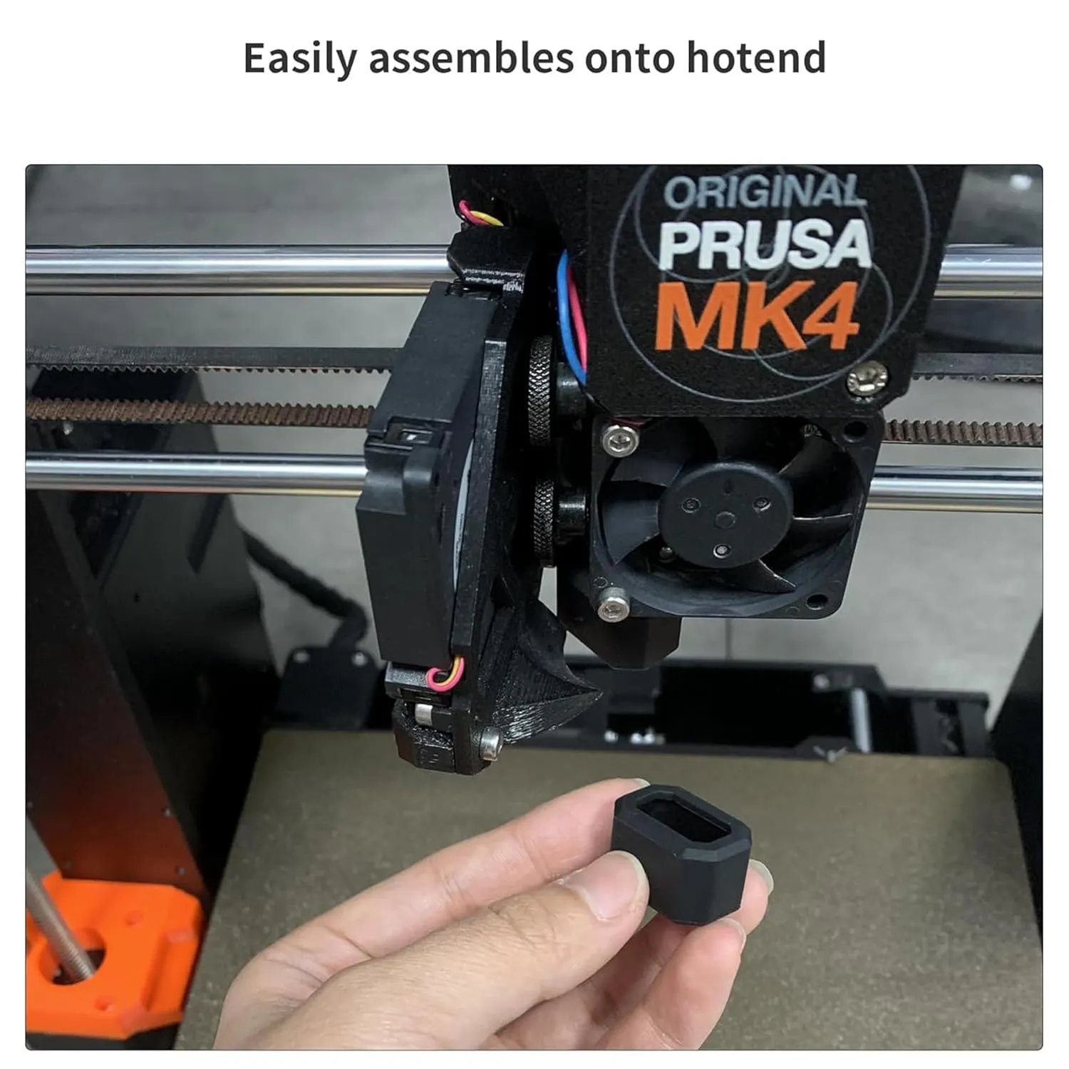 MK4 Heating Block Kit,3D Printer Xirbbo Hotend 24V 40W Heating Cartridge, Heating Block and Silicone Sleeve Accessories for Prusa i3 MK4 3D Printer Thermistors Heater Element with Silicone Socks 2pcs
