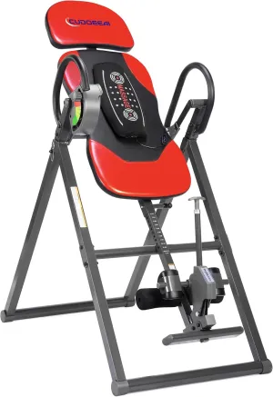 Model 1 Massage Inversion Table,Folding Heavy Duty and 300 lb Weight Capacity，Inversion Table for Back Pain Relief