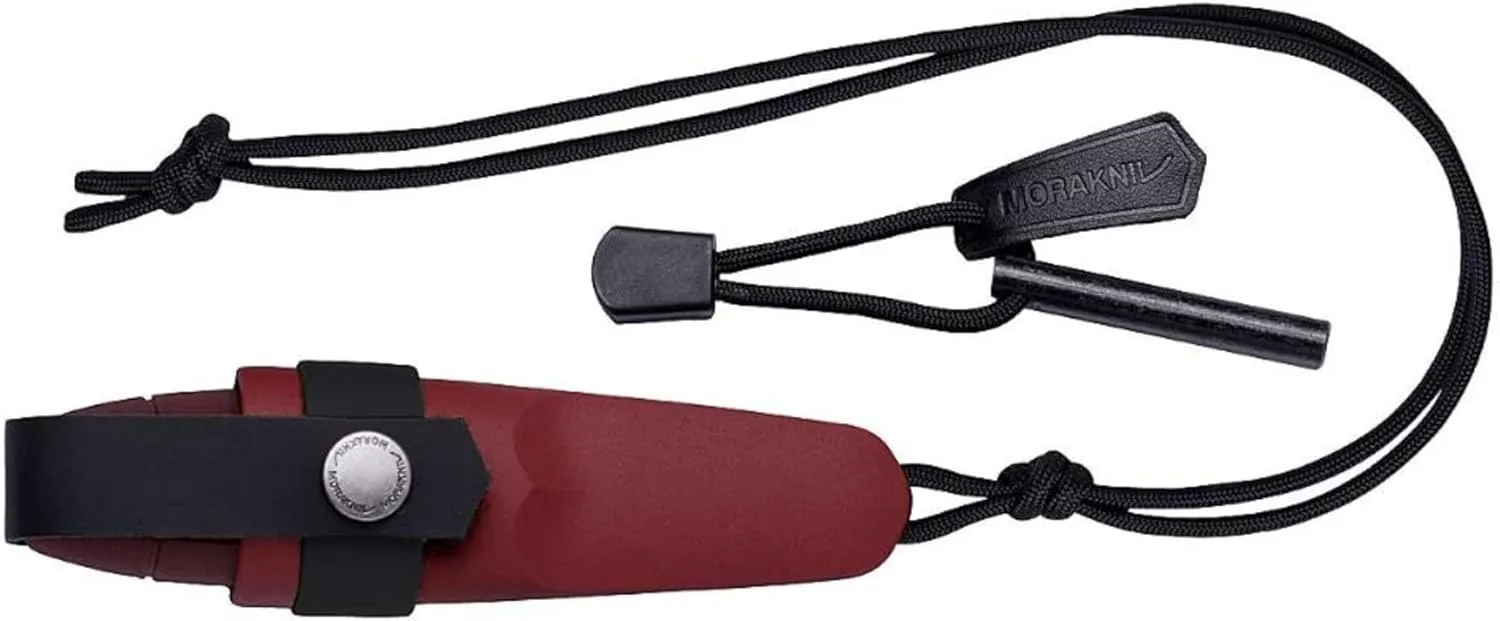 Morakniv Eldris Fixed-Blade Pocket-Sized Knife with Sandvik Stainless Steel Blade, Lanyard and Firestarter, 2.2-Inch