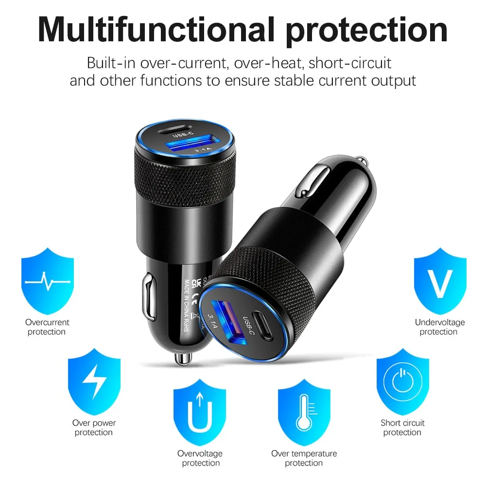 Multi-Device Portable Car Charger