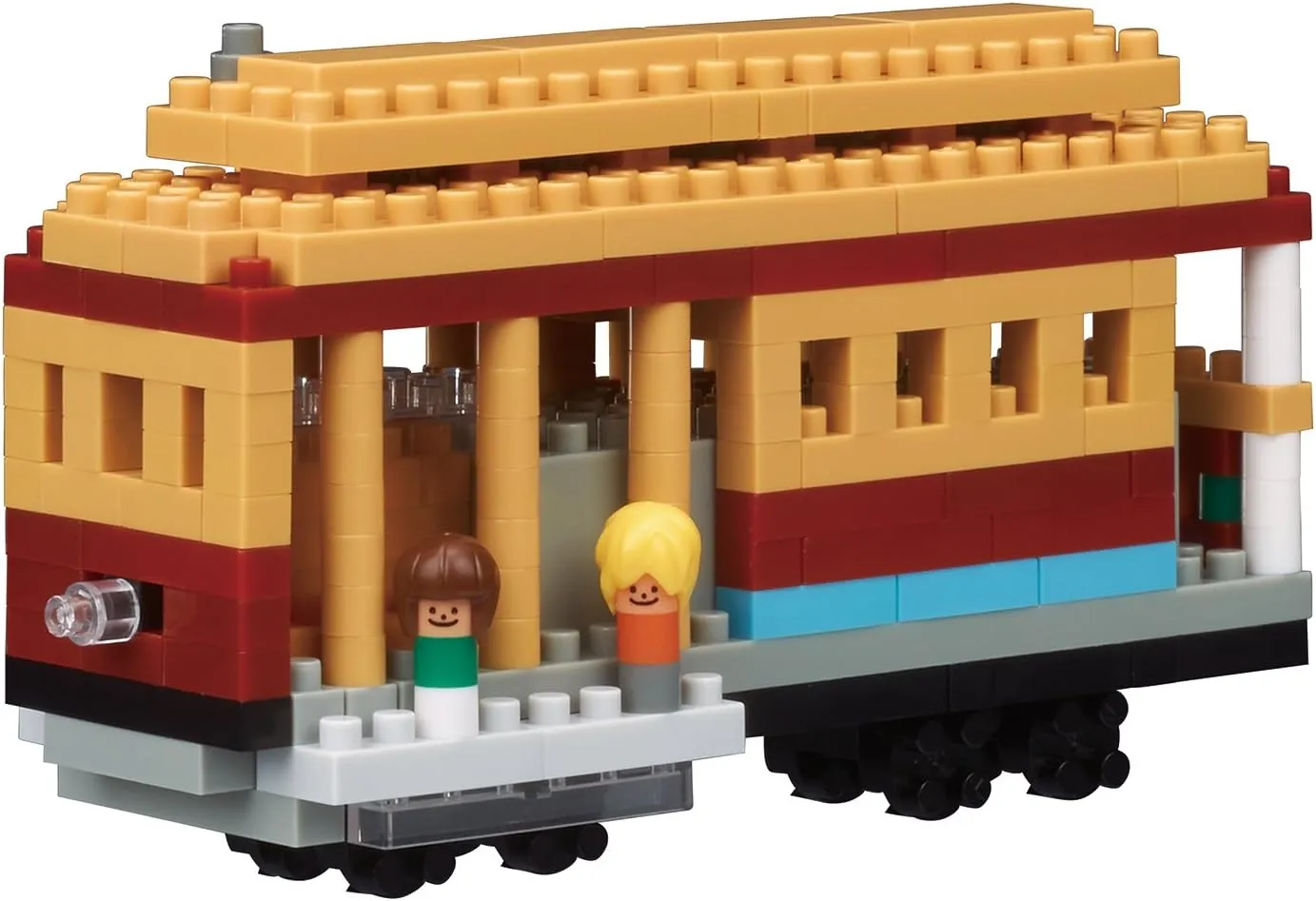 nanoblock - World Famous Buildings - SF Cable Car (First Version), Sights to See Series Building Kit