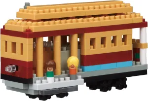 nanoblock - World Famous Buildings - SF Cable Car (First Version), Sights to See Series Building Kit