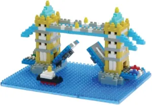 nanoblock - World Famous Buildings - Tower Bridge (First Version), Sights to See Series Building Kit