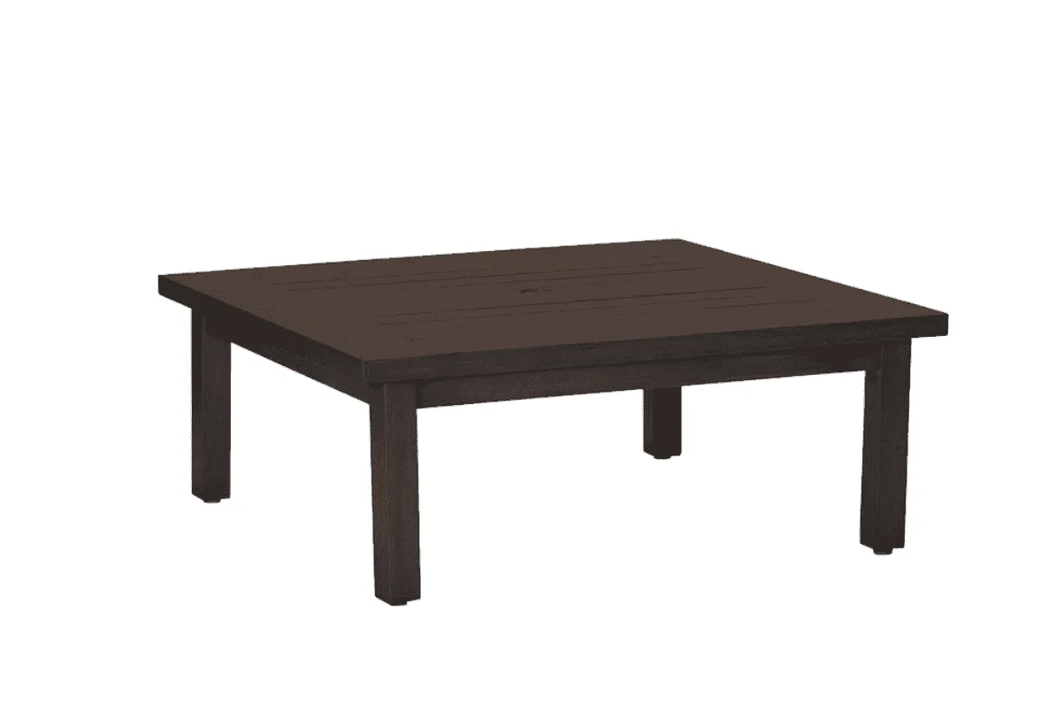 Narragansett Aluminum Outdoor Square Coffee Table