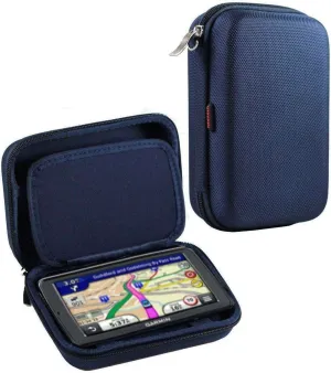Navitech Blue Hard GPS Carry Case Compatible with Snooper TRUCKMATE S5100 EU 5" Sat Nav