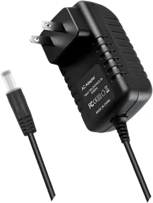New 6V AC/DC Adapter Compatible with D.C.6V Fitness Quest Edge 288, 288R Magnetic Recumbent Exercise Bike E6000 E-6000 Eclipse 6VDC Power Supply Cord Cable Wall Home Battery Charger