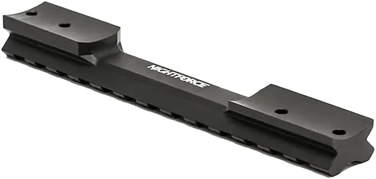 NightForce Standard Duty 1-Piece Picatinny-Style Black Matte Aluminum Mounting Scope Base Compatible with Remington 700