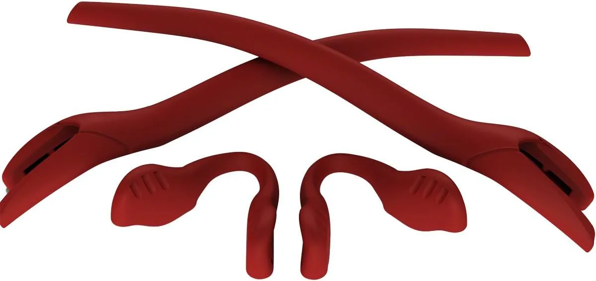 Oakley Radar EV Path Earsock/Nosepiece Kit, Redline, One Size