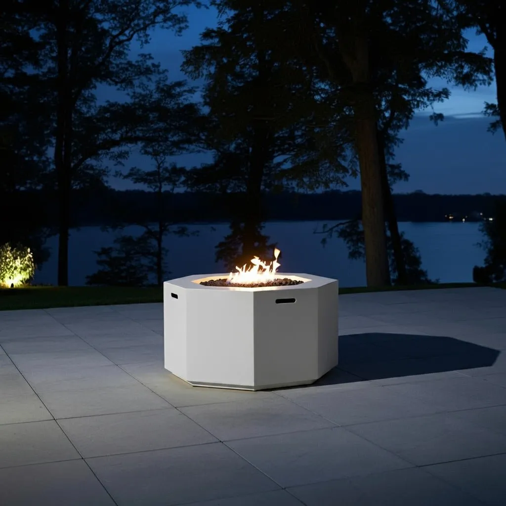 Octo Fire Table - Aluminum