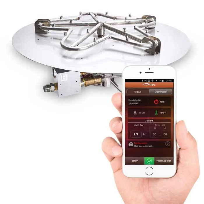 Octo Fire Table - Aluminum