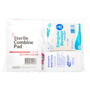 Office/Home/Shop First Aid Kit Refill 25 Person