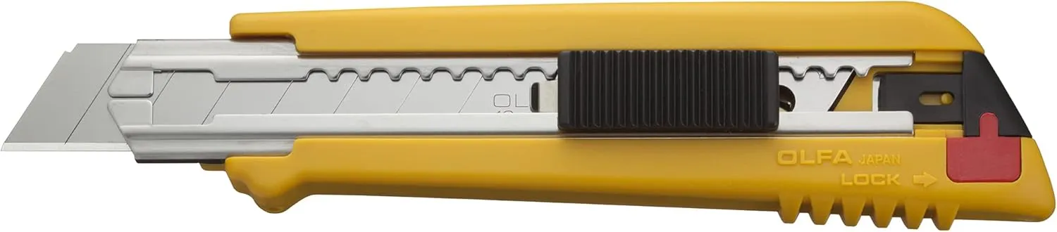 OLFA 18mm Heavy-Duty Multi Blade Utility Knife (PL-1) - Multi-Purpose Precision Knife w/Multi-Blade Chamber for Extended Use, Snap-Off Blades, Replacement Blades: Any OLFA 18mm Blade