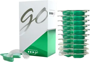 Opalescence Go 15- Prefilled Teeth Whitening Trays - 15% Hydrogen Peroxide - (10 Treatments) Made by Ultradent Products. Teeth Whitening Kit -Mint - 5194-1