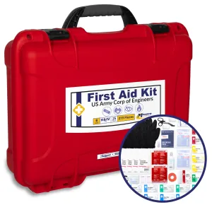 OSHA Class B First Aid Kit EM385-1-1 Waterproof Case