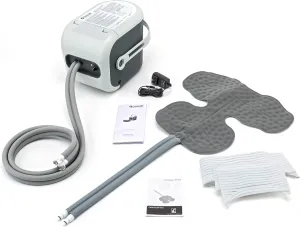 Ossur Cold Rush Therapy Machine System with Large Shoulder Pad- Ergonomic, Adjustable Wrap Pad Included- Quiet, Lightweight and Strong Cryotherapy Freeze Kit Pump