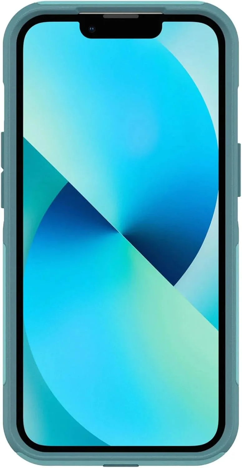 OtterBox iPhone 13 (Only) - Commuter Series Case - Riveting Way (Teal) - Slim & Tough - Pocket-Friendly - with Port Protection - Non-Retail Packaging