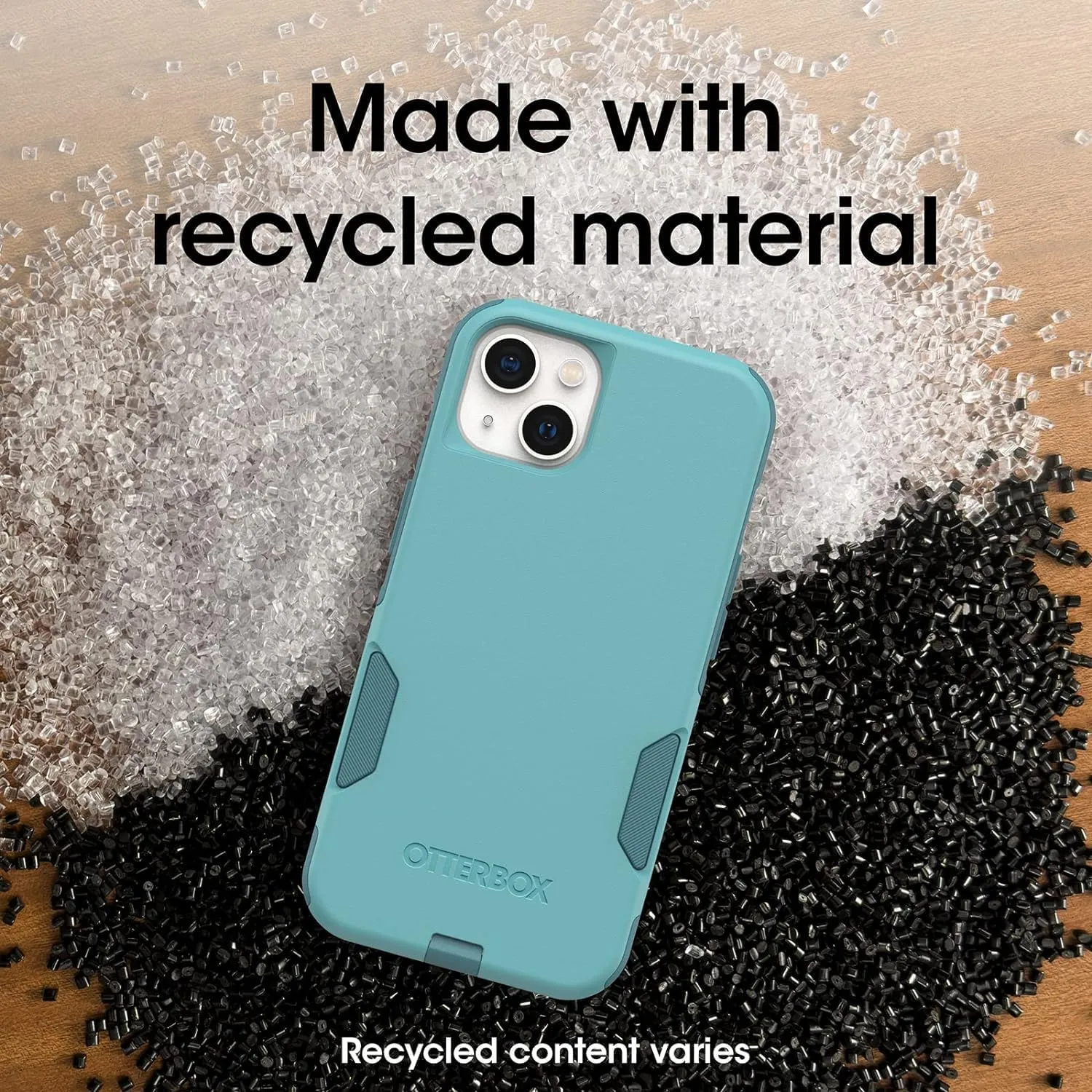 OtterBox iPhone 13 (Only) - Commuter Series Case - Riveting Way (Teal) - Slim & Tough - Pocket-Friendly - with Port Protection - Non-Retail Packaging