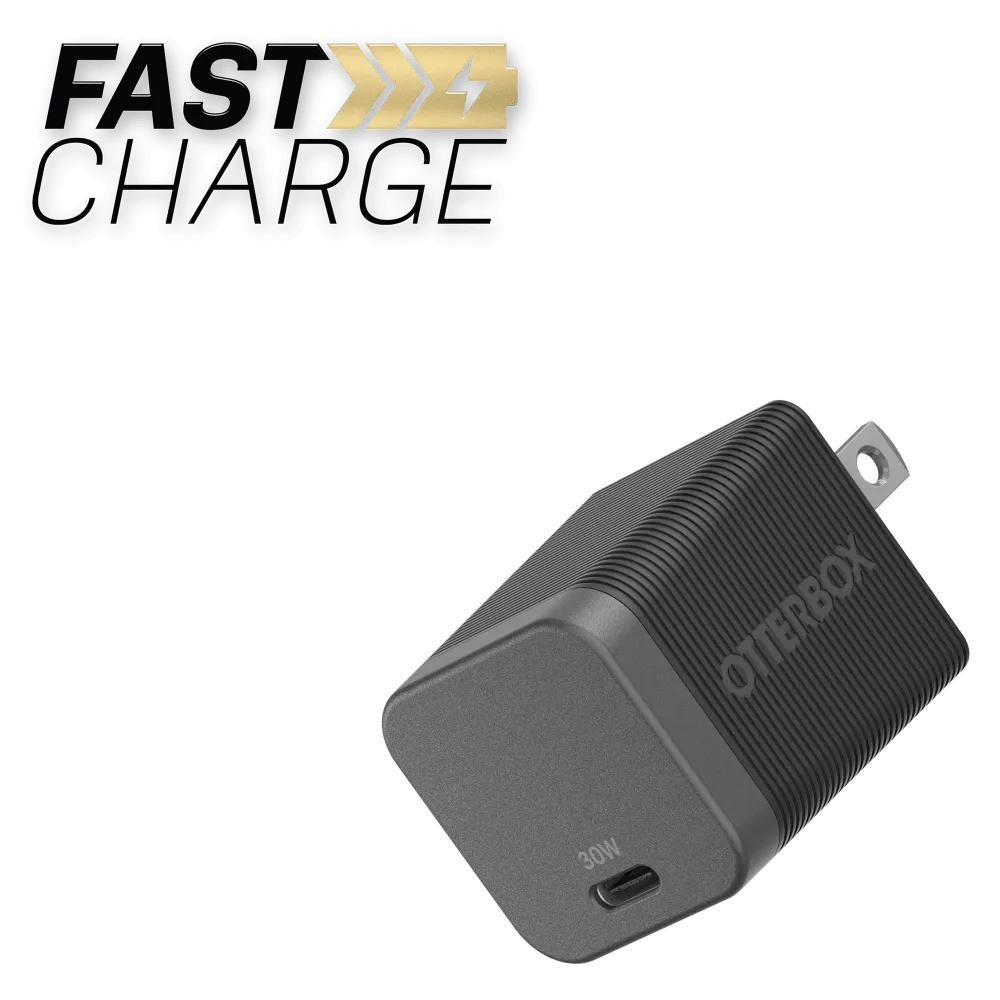 OtterBox Premium Pro USB C Wall Charger 30W Black