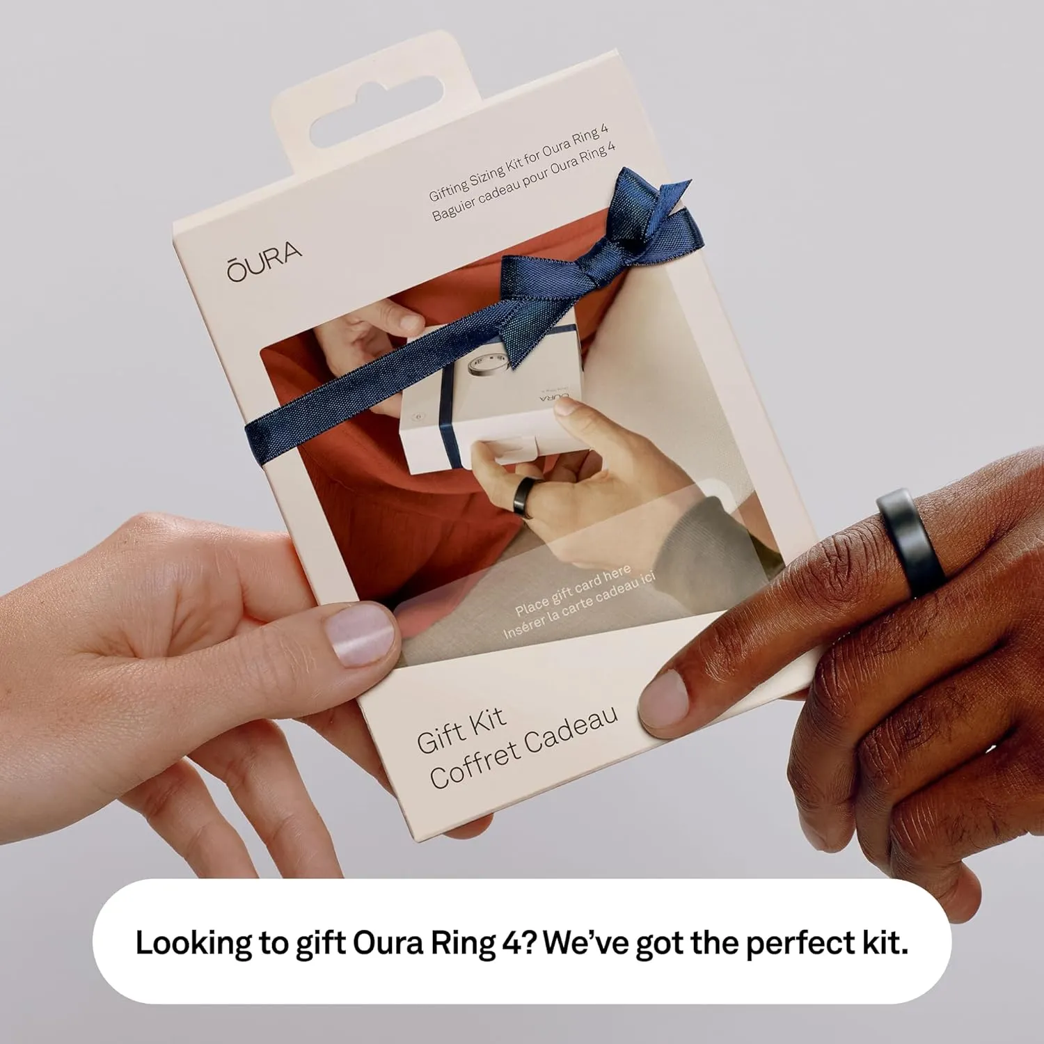 Oura Ring 4 - Brushed Silver - Size 9 - Smart Ring - Size First with Oura Ring 4 Sizing Kit - Sleep Tracking Wearable - Heart Rate - Fitness Tracker - Up to 8 Days of Battery Life