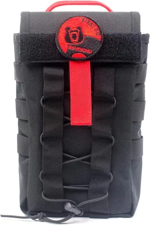 Outdoor Survival Kit IFAK Quick Pull Out Emergency Medical Bag Tactical First Aid Kit Molle System One Hand Operation for Camping Training Hiking Trauma Supplies