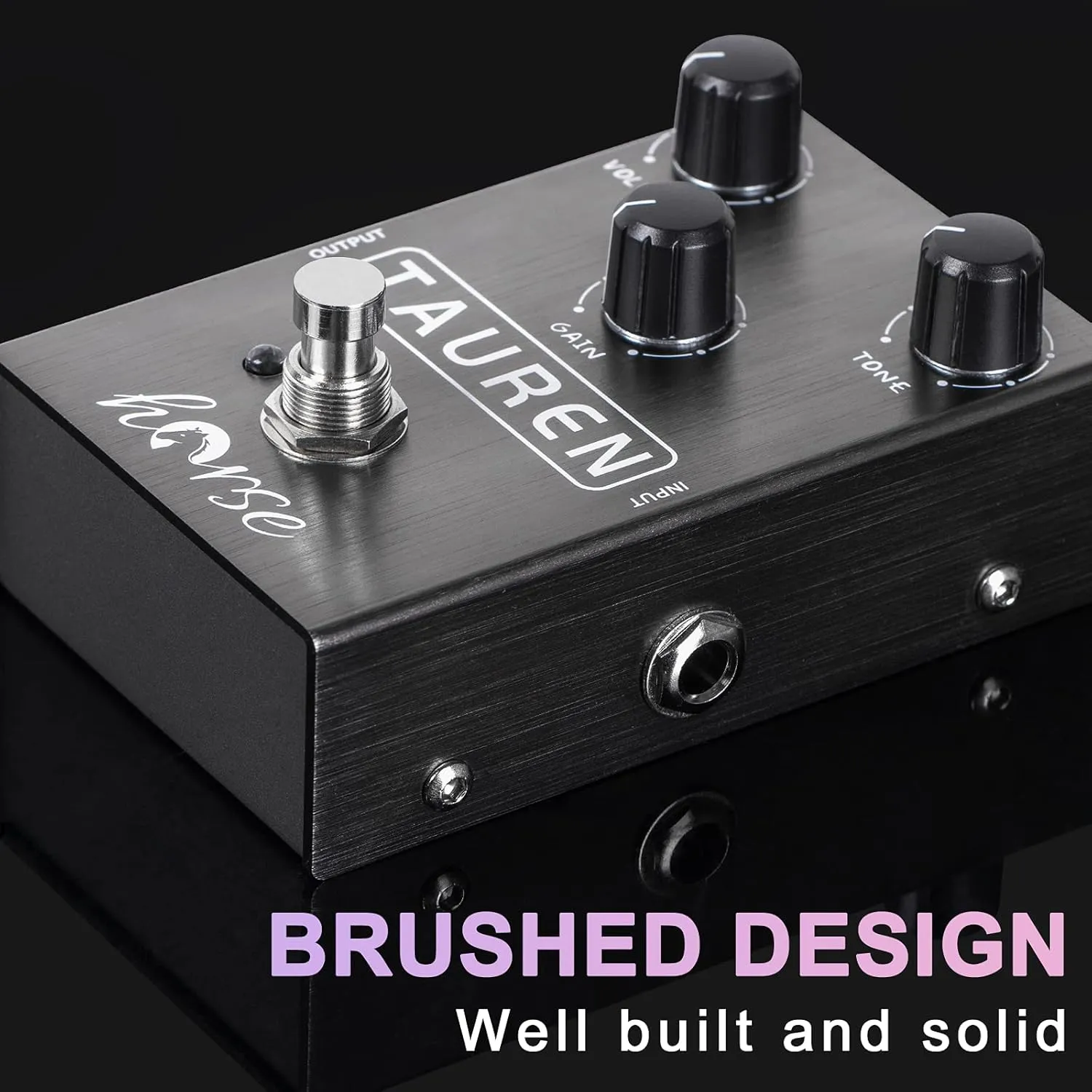 Overdrive Distortion Pedal R Series High Gain OD Clean Boost to Dist for Electric Guitar Effect