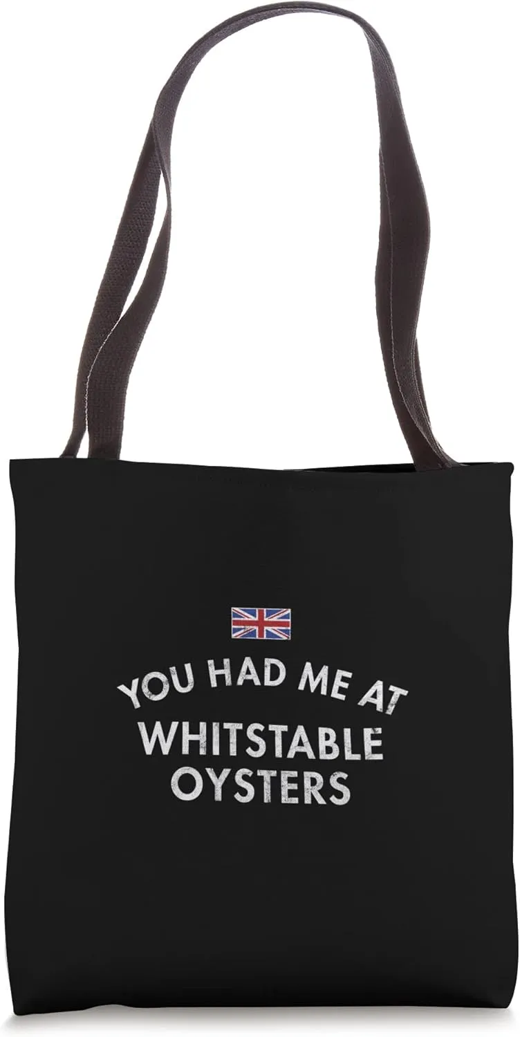 Oysters Whitstable United Kingdom Bar Kent Estuary Seafood Tote Bag