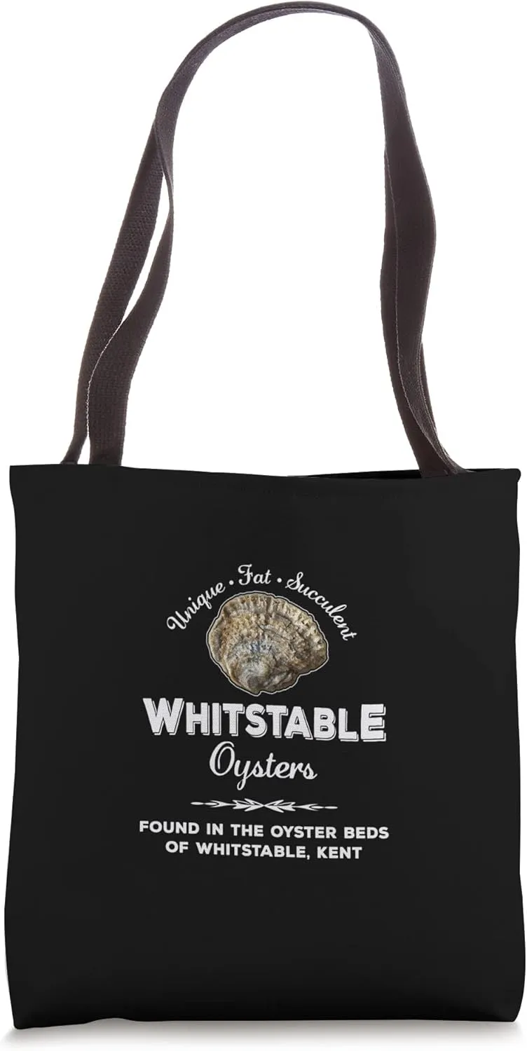 Oysters Whitstable United Kingdom Bar Kent Estuary Seafood Tote Bag