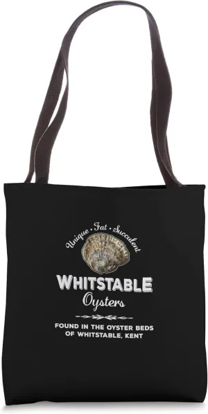 Oysters Whitstable United Kingdom Bar Kent Estuary Seafood Tote Bag