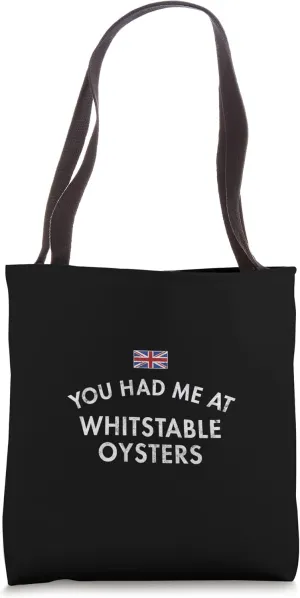 Oysters Whitstable United Kingdom Bar Kent Estuary Seafood Tote Bag