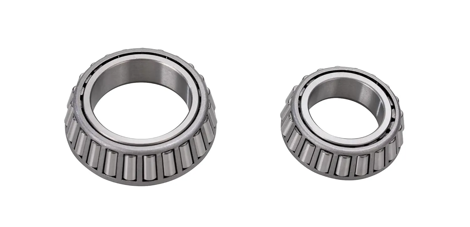 Pack of 2 Trailer Axle Bearings Kit L68149 L44649 Fits for 1-3/8'' to 1-1/16'' 3500 Lbs Trailer Axle 1.719'' Grease Seal 10-19#84 Spindle