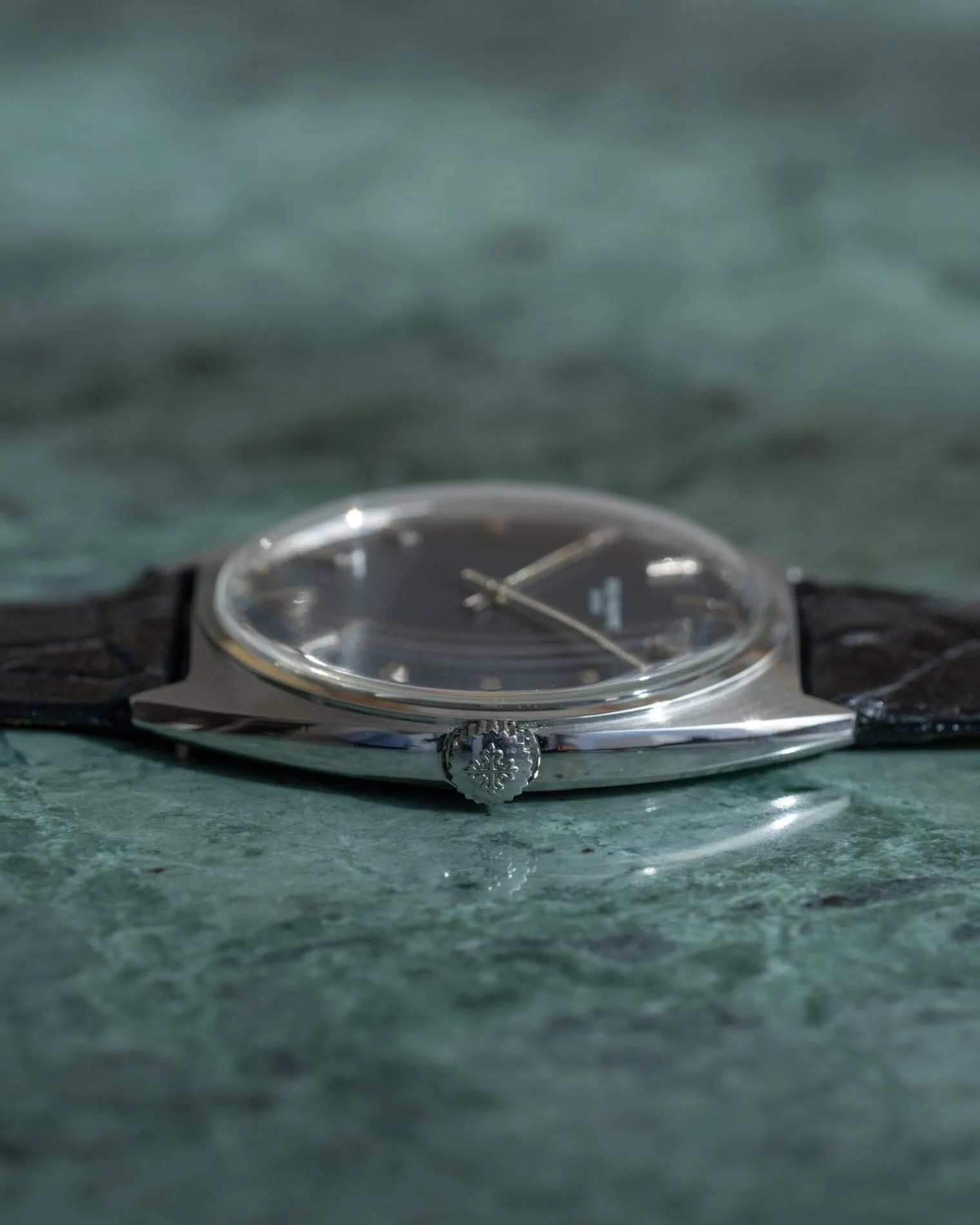 Patek Philippe カラトラバ 3574 SS ブルーダイアル アーカイブ付き