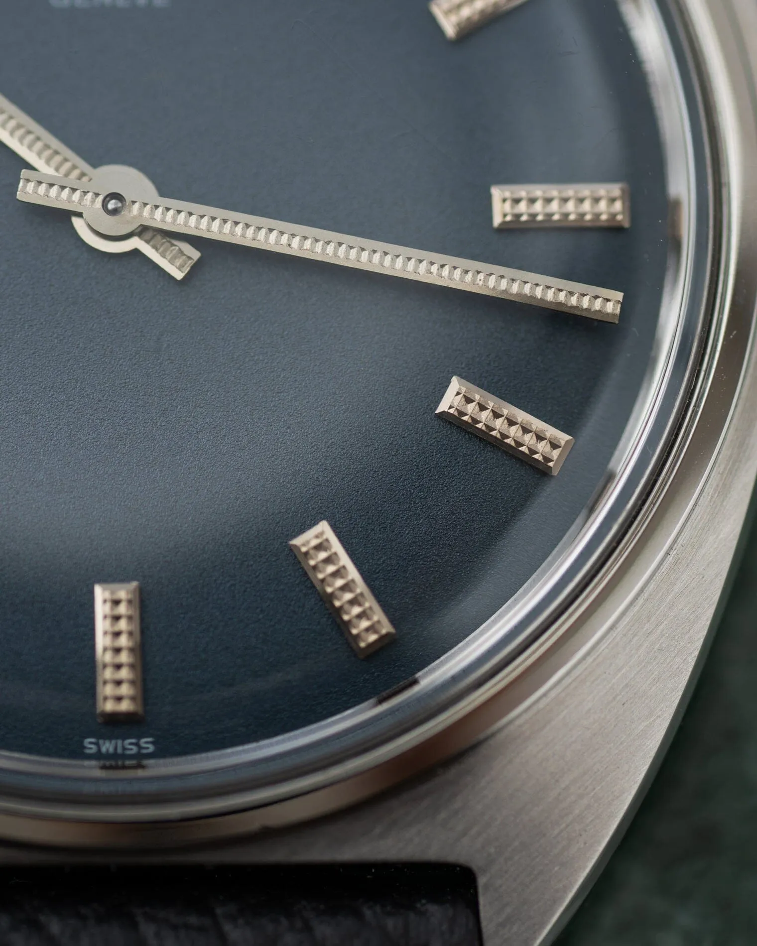 Patek Philippe カラトラバ 3574 SS ブルーダイアル アーカイブ付き