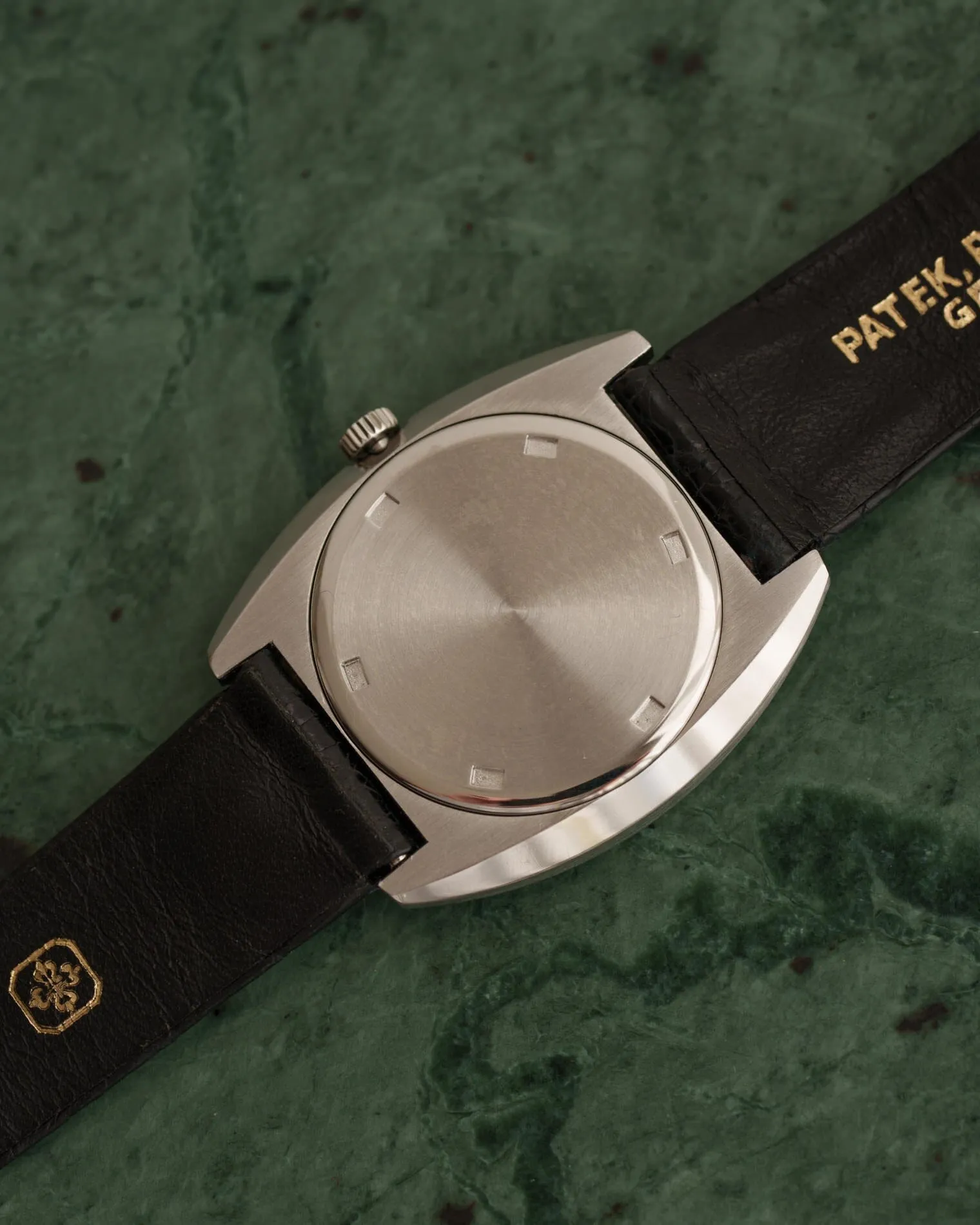 Patek Philippe カラトラバ 3579 スティール ブルーダイアル 修理明細書付き