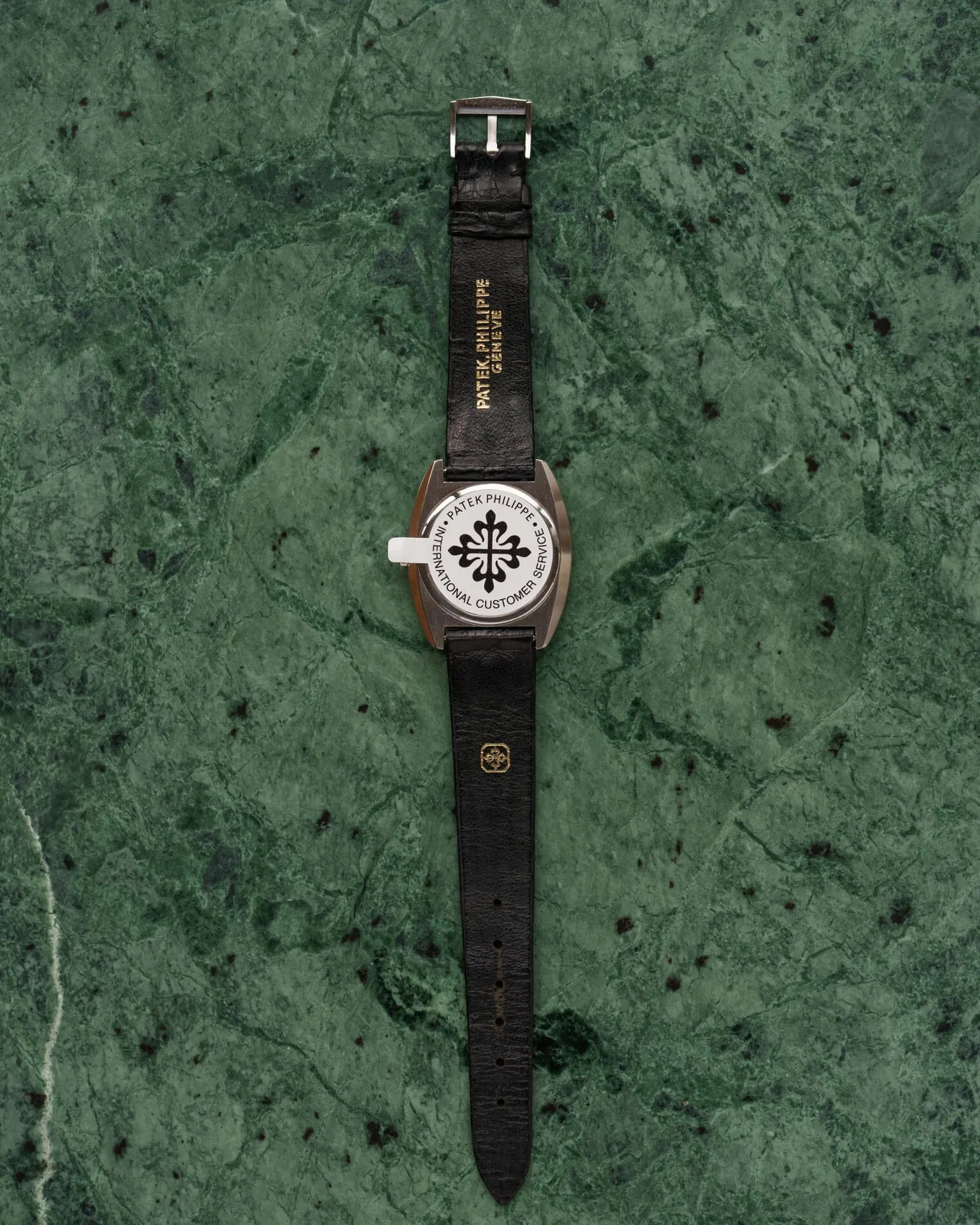 Patek Philippe カラトラバ 3579 スティール ブルーダイアル 修理明細書付き
